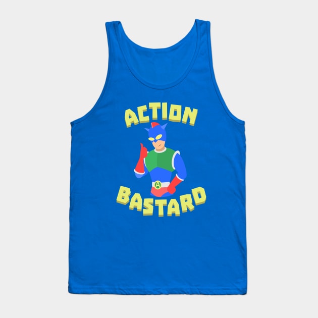 Action Bastard Tank Top by seventhirtytwo